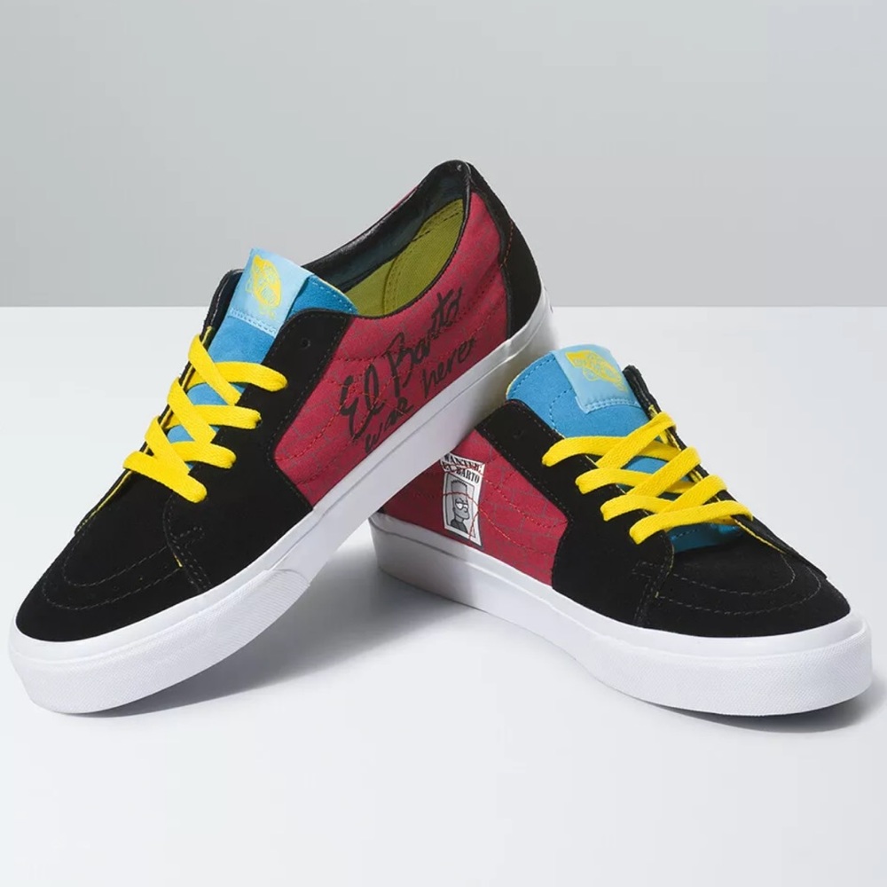 VANS Limited Edition El Barto Sneakers Mens Size 8 - Picture 2 of 8
